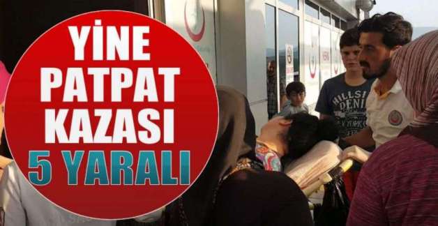 ŞİRVAN’DA PATPAT KAZA YAPTI: 5 YARALI