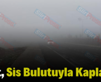 Siirt, Sis Bulutuyla Kaplandı