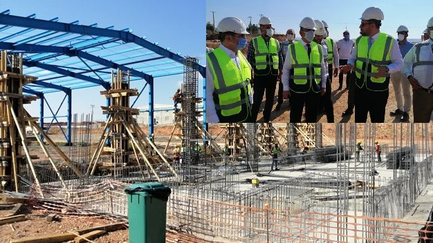 Siirt’te yapımı süren Türkiye’nin ilk çinko metal külçelerini üretecek çinko