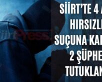 Siirt’te 4 Ayrı Hırsızlık Suçuna Karışan 2 Şüpheli Tutuklandı