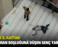 SİİRT’TE 5. KATTAN APARTMAN BOŞLUĞUNA DÜŞEN GENÇ YARALANDI