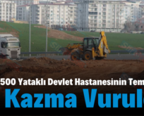 Siirt’te 500 Yataklı Devlet Hastanesinin Temeli İçin İlk Kazma Vuruldu