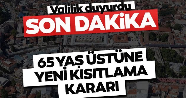 SİİRT’TE 65 YAŞ VE ÜSTÜ VATANDAŞLARA SOKAĞA ÇIKMA KISITLAMASI GETİRİLDİ