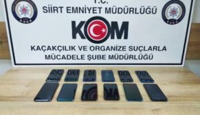 SİİRT’TE 69 ADET KAÇAK CEP TELEFONU ELE GEÇİRİLDİ