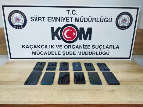 SİİRT’TE 69 ADET KAÇAK CEP TELEFONU ELE GEÇİRİLDİ