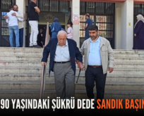 SİİRT’TE 90 YAŞINDAKİ ŞÜKRÜ DEDE SANDIK BAŞINA GİTTİ