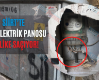 Siirt’te açık elektrik panosu tehlike saçıyor!