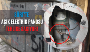 Siirt’te açık elektrik panosu tehlike saçıyor!