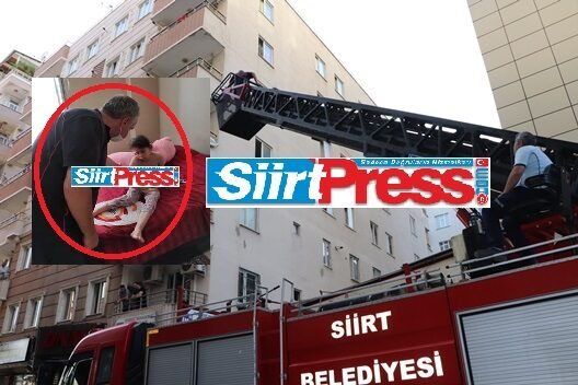 Siirt’te ailesinin yalnız bıraktığı 5 yaşındaki minik kız çocuğu, itfaiye