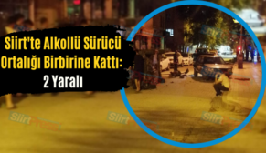 Siirt’te Alkollü Sürücü Ortalığı Birbirine Kattı: 2 Yaralı