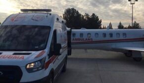 SİİRT’TE AMBULANS UÇAK BÖBREK HASTASI 3 YAŞINDAKİ ÇOCUK İÇİN HAVALANDI