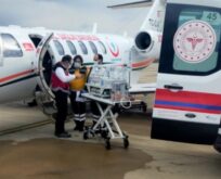 SİİRT’TE AMBULANS UÇAK 5 GÜNLÜK BEBEK İÇİN HAVALANDI