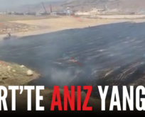 SİİRT’TE ANIZ YANGINI