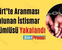 Siirt’te Aranması Bulunan İstismar Hükümlüsü Yakalandı