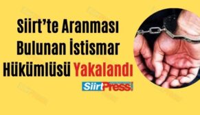 Siirt’te Aranması Bulunan İstismar Hükümlüsü Yakalandı