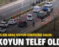 SİİRT’TE BİR ARAÇ KOYUN SÜRÜSÜNE DALDI: 3 KOYUN TELEF OLDU