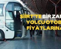 Siirt’te Bir Zam Da, Yolcu Otobüs Fiyatlarına