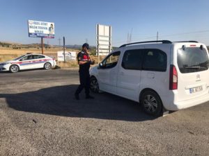 Siirt’te Jandarma Komutanlığı ekiplerince kentte merkezinde düzenlenen uygulamalarda çeşitli suçlardan