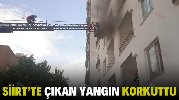 SİİRT’TE ÇIKAN YANGIN KORKUTTU