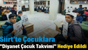 Siirt’te Çocuklara “Diyanet Çocuk Takvimi” Hediye Edildi