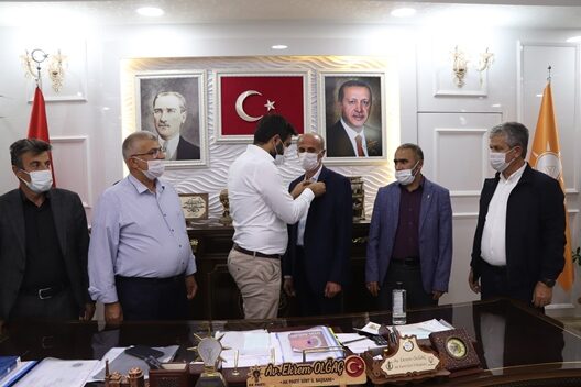 Siirt’te Demokrat Partili Tillo Belediye Meclis üyeleri Selahattin Macit ile