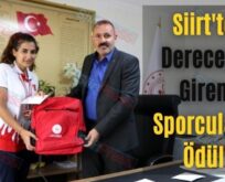 Siirt’te Dereceye Giren Sporculara Ödül