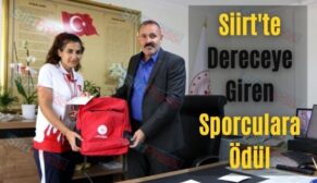 Siirt’te Dereceye Giren Sporculara Ödül