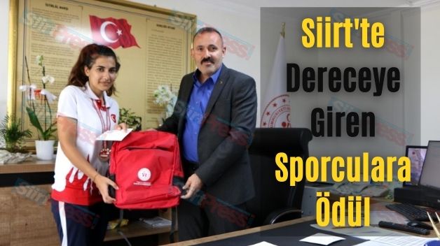 Siirt’te Dereceye Giren Sporculara Ödül