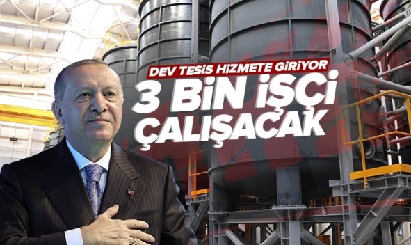 Siirt’te dev tesis hizmete giriyor! 3 bin işçi çalışacak