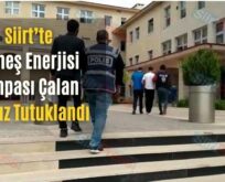 Siirt’te Güneş Enerjisi Sehpası Çalan Hırsız Tutuklandı