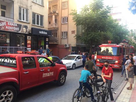 GÜRES CADDESİ’NDE BOŞ EVDE ÇIKAN YANGIN PANİĞE YOL AÇTI