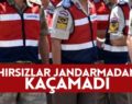 HIRSIZLAR JANDARMA’DAN KAÇAMADI