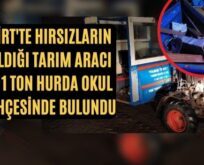 Siirt’te Hırsızların Çaldığı Tarım Aracı Ve 1 Ton Hurda Okul Bahçesinde Bulundu