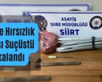 Siirt’te Hırsızlık Zanlısı Suçüstü Yakalandı