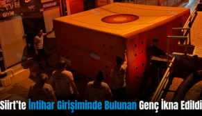 Siirt’te İntihar Girişiminde Bulunan Genç İkna Edildi