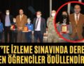 Siirt’te İzleme Sınavında Dereceye Giren Öğrenciler Ödüllendirildi