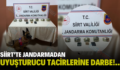 SİİRT’TE JANDARMADAN UYUŞTURUCU TACİRLERİNE DARBE!..