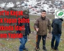 Siirt’te Kaçak Avcılık Yapan Şahıs Hakkında İdari İşlem Yapıldı