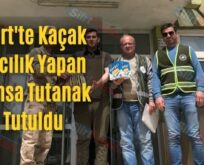 Siirt’te Kaçak Avcılık Yapan Şahsa Tutanak Tutuldu