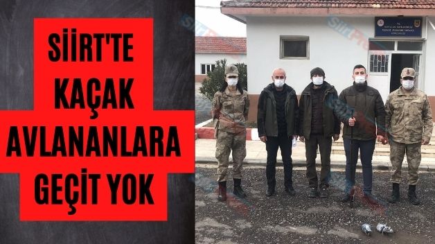 Siirt’te Kaçak Avlananlara Geçit Yok