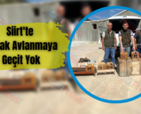 Siirt’te Kaçak Avlanmaya Geçit Yok