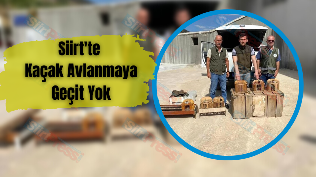 Siirt’te Kaçak Avlanmaya Geçit Yok