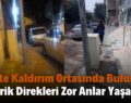 Siirt’te Kaldırım Ortasında Bulunan Elektrik Direkleri Zor Anlar Yaşatıyor