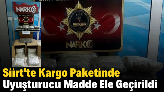 Siirt’te Kargo Paketinde Uyuşturucu Madde Ele Geçirildi