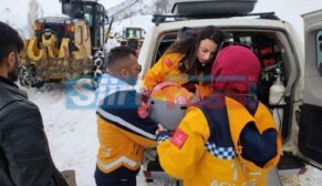 Siirt’te Karla Kaplı Yollarda Ekipler, 40 Günlük Bebek İçin Seferber Oldu