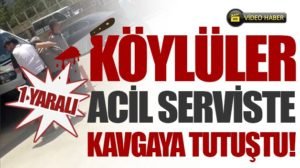 Siirt Devlet Hastanesi Acil Servisinde iki aile arasında çıkan bıçaklı