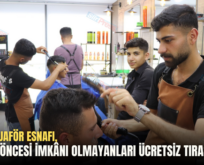 SİİRT’TE KUAFÖR ESNAFI, BAYRAM ÖNCESİ İMKÂNI OLMAYANLARI ÜCRETSİZ TIRAŞ EDİYOR