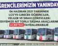 SİİRT’TE LGS’YE GİRECEK ÖĞRENCİLERE VE VELİLERİNE ULAŞIM ÜCRETSİZ