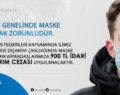 SİİRT’TE MASKE TAKMAYANA 900 TL CEZA!..