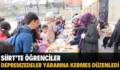 SİİRT’TE ÖĞRENCİLER DEPREMZEDELER YARARINA KERMES DÜZENLEDİ